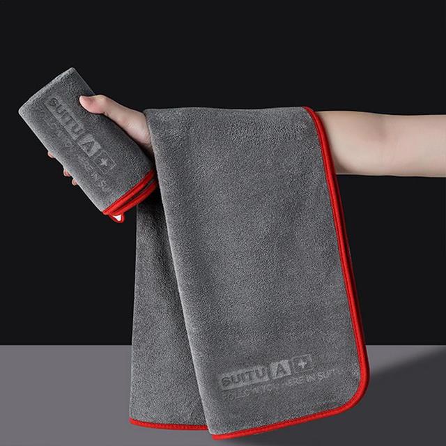 Car Wash Drying Towels Automotive Microfiber Cleaning Cloth Dual-Sided  Exterior Vehicle Cleaner Strong Water Absorption For SUVs - AliExpress